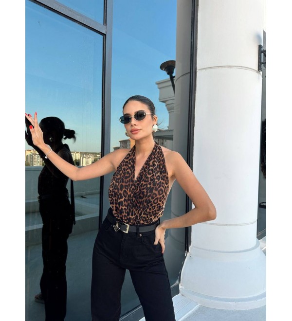211633 LEOPARD BLOUSE