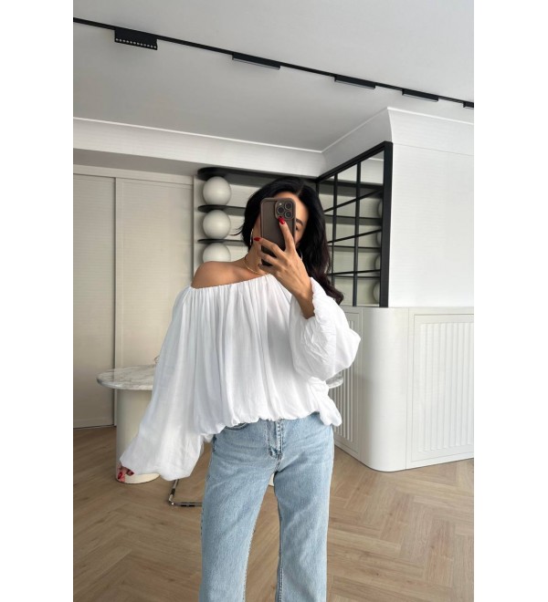 211634 WHITE BLOUSE