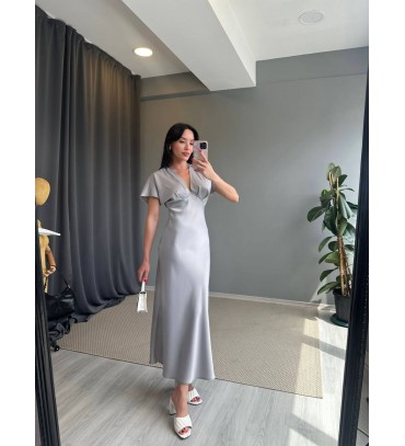 211638 GRİ ELBİSE...