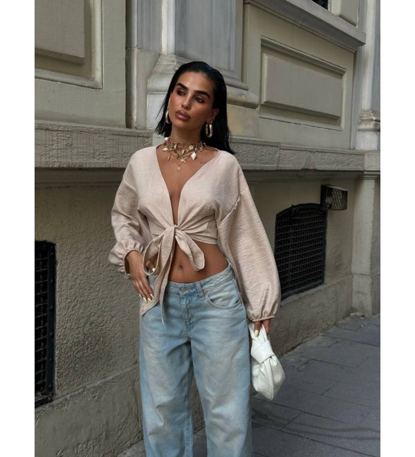 211659 CREAM SHIRT LINEN FABRIC