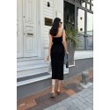 211864 SİYAH ELBİSE TRİKO