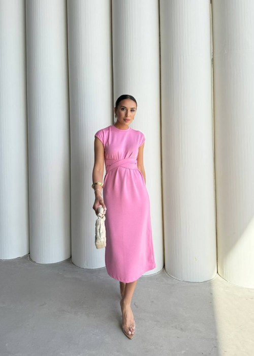 211906 PEMBE ELBİSE