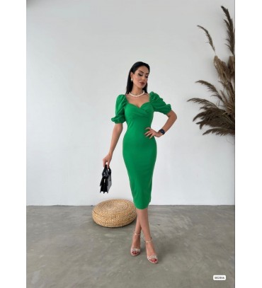 211998 YEŞİL ELBİSE ...