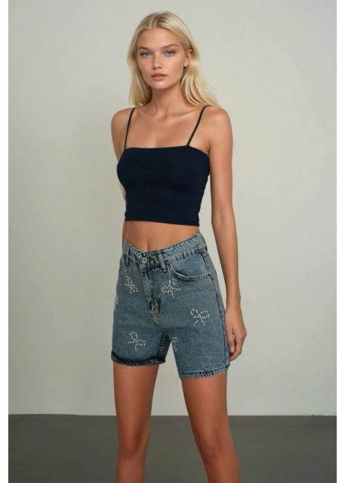 212034 BLAU KURZE HOSE Denim