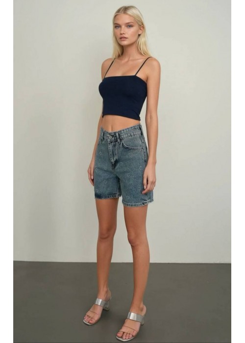 212035 BLAU KURZE HOSE Denim
