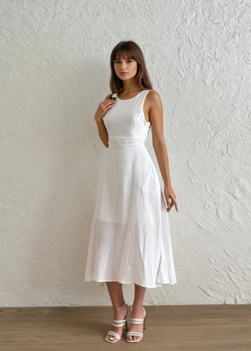 212092 WHITE DRESS