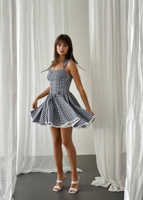 212095 NAVY BLUE DRESS