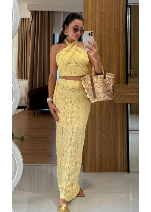212109 YELLOW SUİT LACY