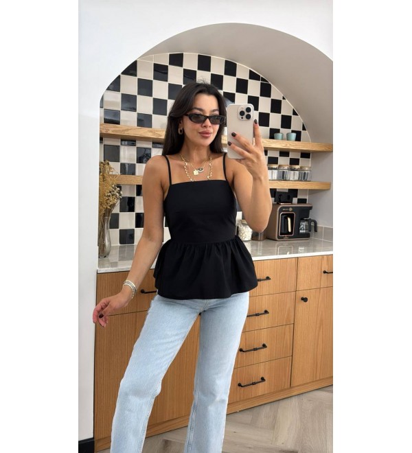 212116 BLACK BLOUSE