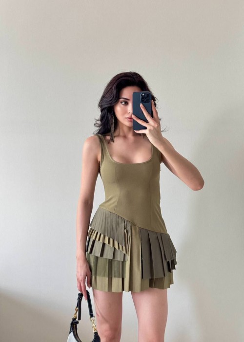 212201 KHAKI DRESS