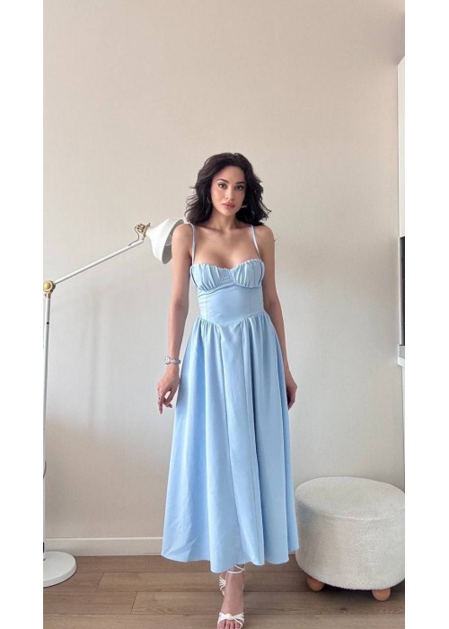 212208 BLUE DRESS
