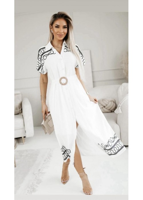 212226 WHITE DRESS Import weaving