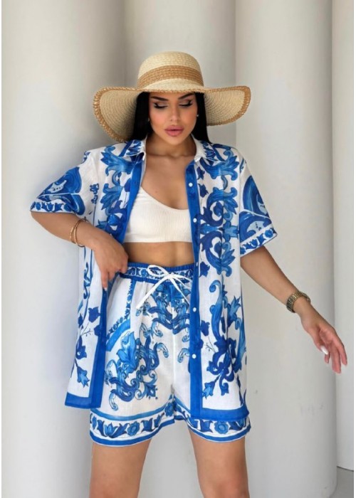 212241 PATTERNED SUİT LINEN FABRIC