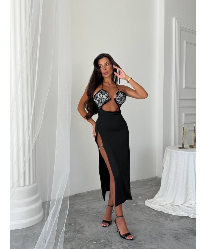 212320 SİYAH ELBİSE LYCRA