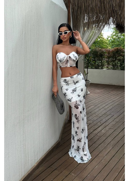 212337 PATTERNED SUİT Lycra