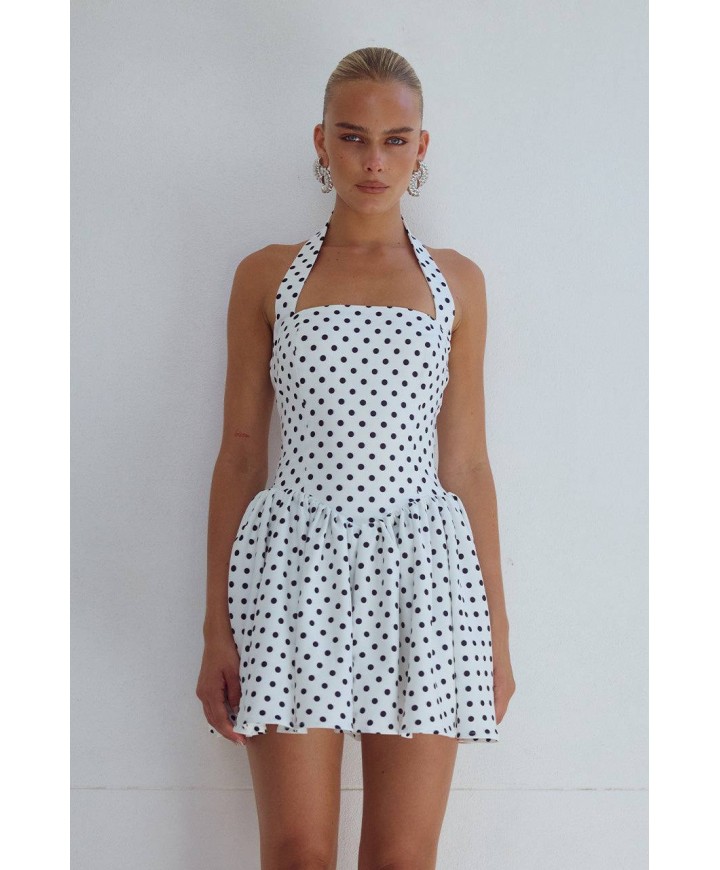212348 BEYAZ ELBİSE SCUBA KUMAŞ