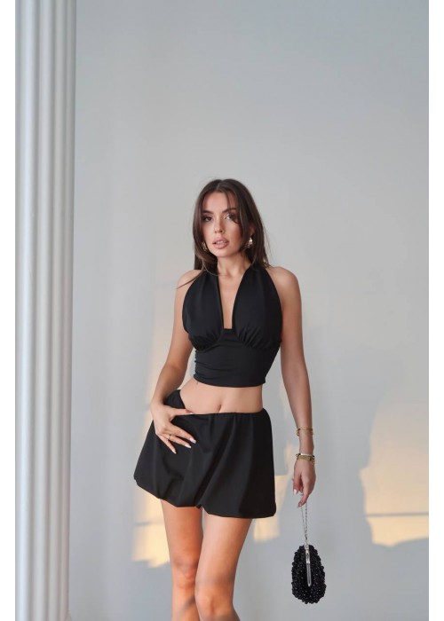 212356 BLACK DRESS DIVER FABRIC