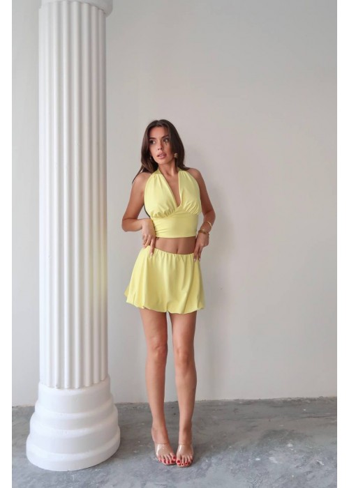 212357 YELLOW DRESS DIVER FABRIC