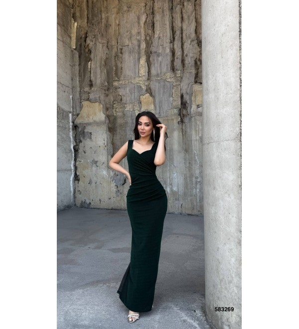 212382 YEŞİL ABİYE FLOWERS KUMAŞ
