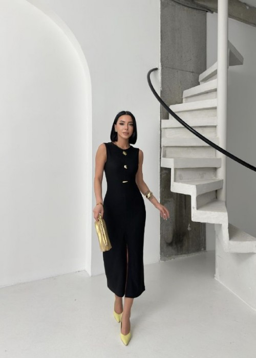 212457 BLACK DRESS