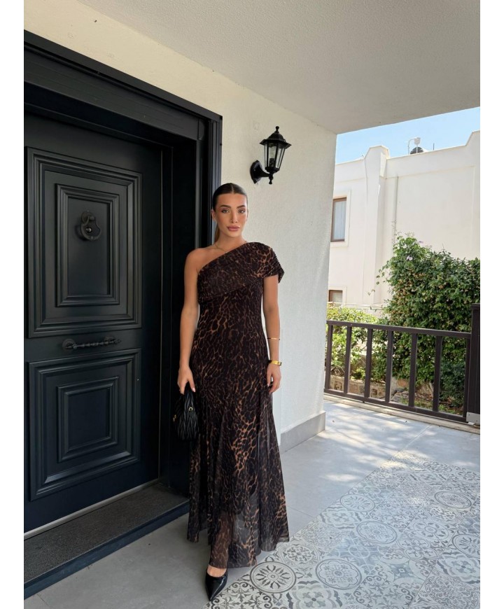 212484 LEOPAR ELBİSE