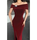212594 BORDO ABİYE FLOWERS KUMAŞ