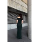 212597 SİYAH ABİYE FLOWERS KUMAŞ