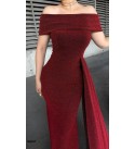 212601 BORDO ABİYE FLOWERS KUMAŞ