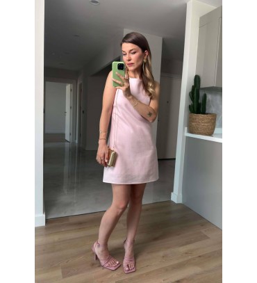 212621 PEMBE ELBİSE ...