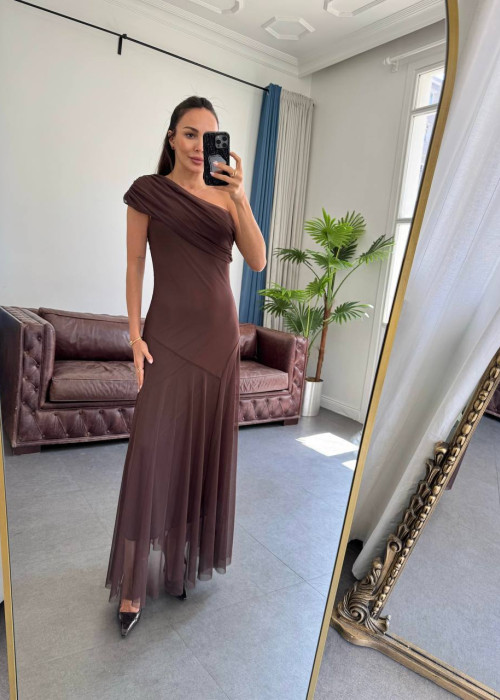 212627 COFFEE DRESS