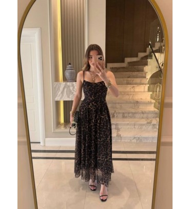 212634 LEOPAR ELBİSE...