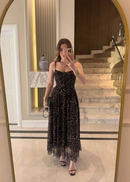 212634 LEOPARD DRESS