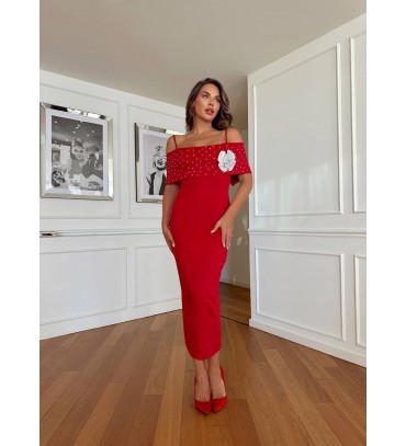 213834 KIRMIZI ABİYE...