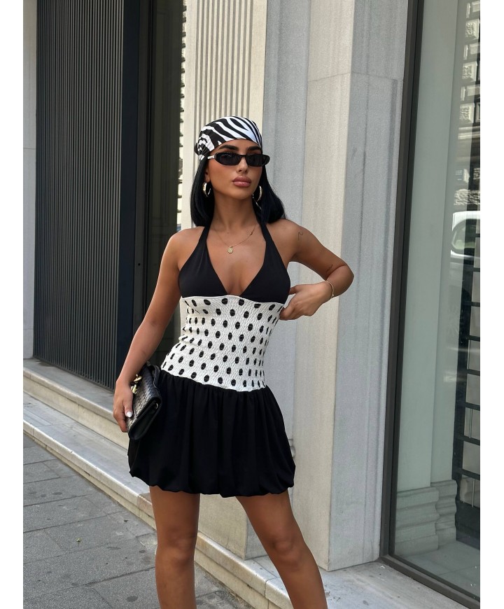 213839 SİYAH ELBİSE SANDY & TÜL