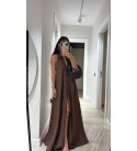 213970 KAHVE ELBİSE