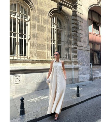 213972 KREM ELBİSE...