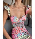 213980 DESENLİ ELBİSE LYCRA