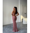 213984 GÜL KURUSU ELBİSE MİCRO KUMAŞ