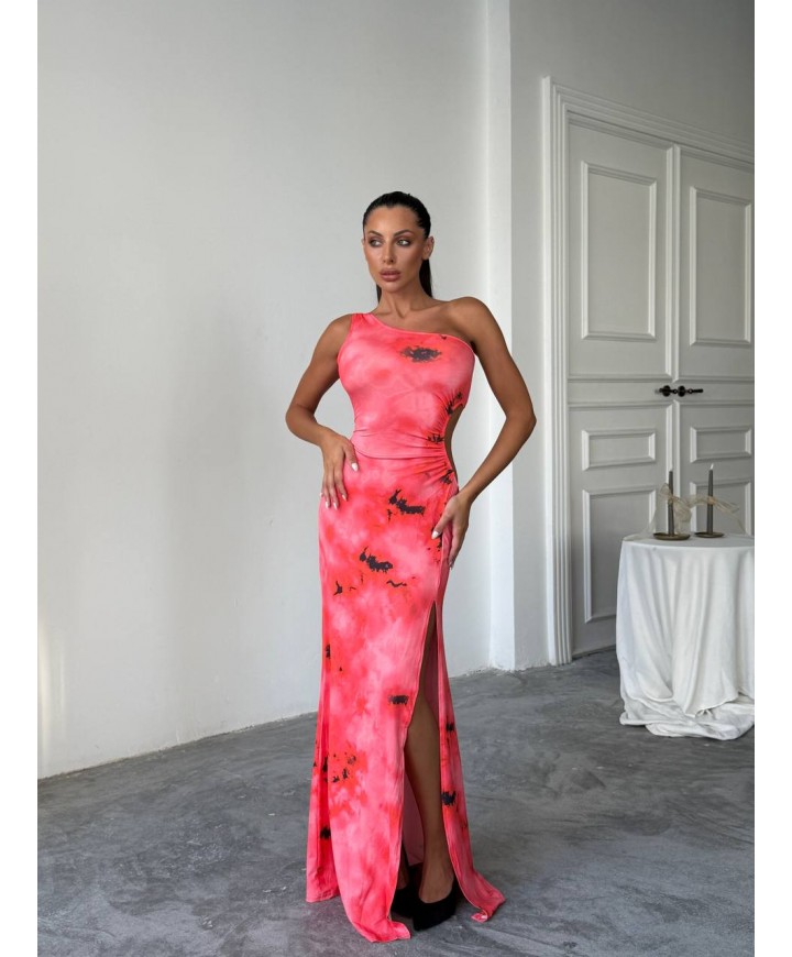 213992 DESENLİ ELBİSE LYCRA