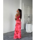 213992 DESENLİ ELBİSE LYCRA