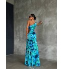213993 DESENLİ ELBİSE LYCRA
