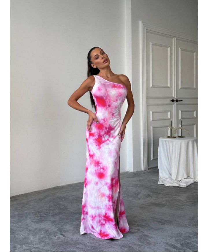 213994 DESENLİ ELBİSE LYCRA