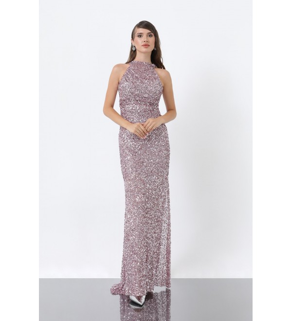 214022 PEMBE ABİYE PULLU