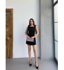 214089 SİYAH ELBİSE İTHAL KUMAŞ