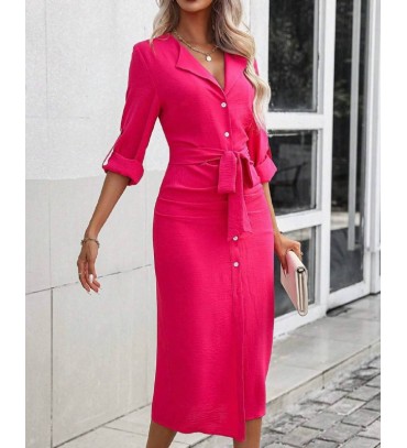 214095 PEMBE ELBİSE ...