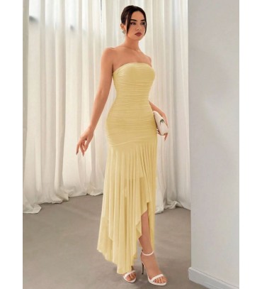 214197 SARI ELBİSE T...