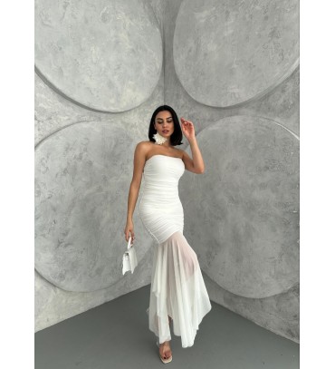 214198 BEYAZ ELBİSE ...