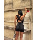 214227 SİYAH ELBİSE LYCRA