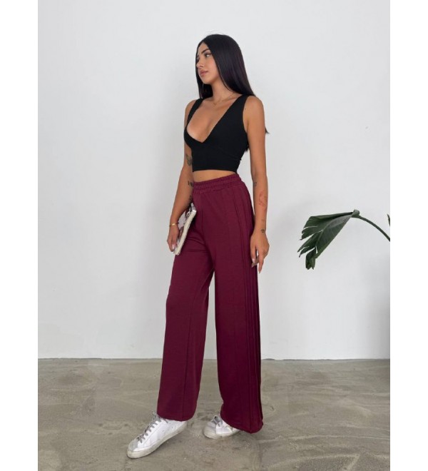 214255 Burgundy Tracksuits six 2 yarn