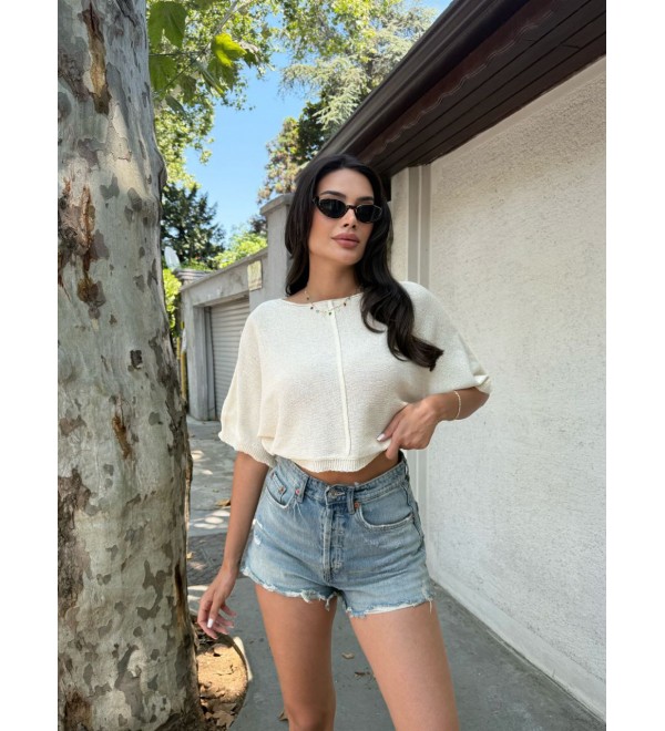 214297 WHITE BLOUSE KNITWEAR